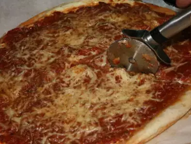 Pizza à la bolognaise