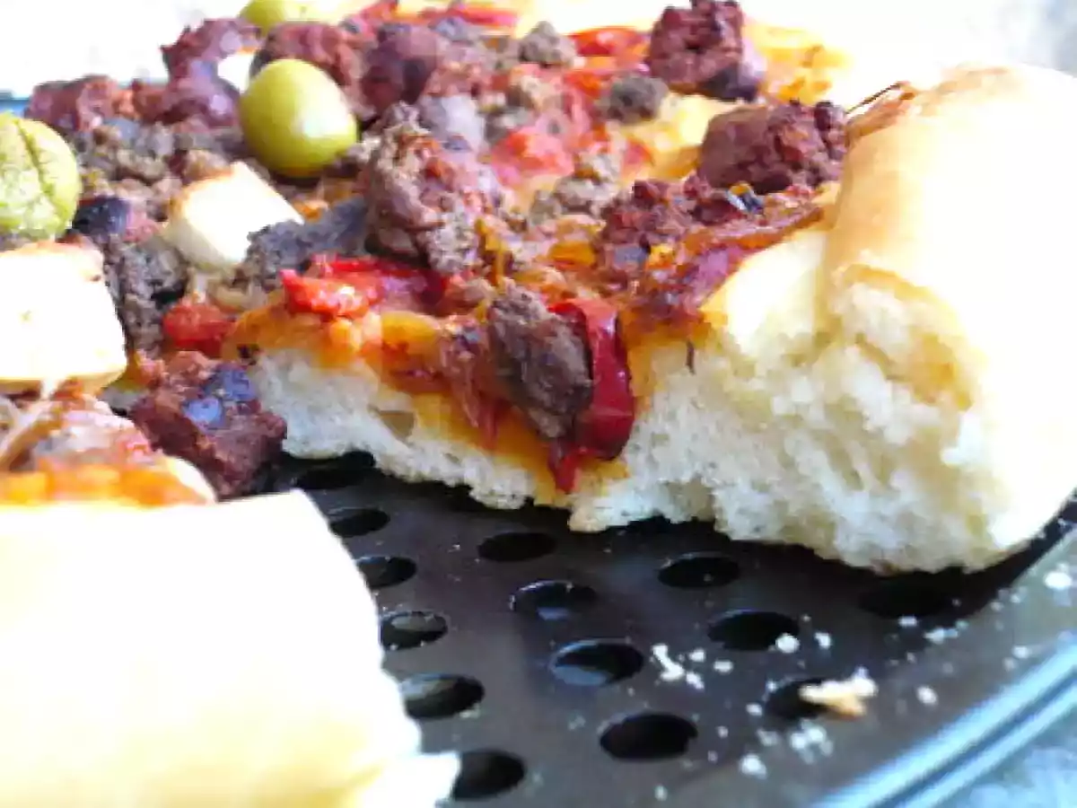 Pizza à la marocaine