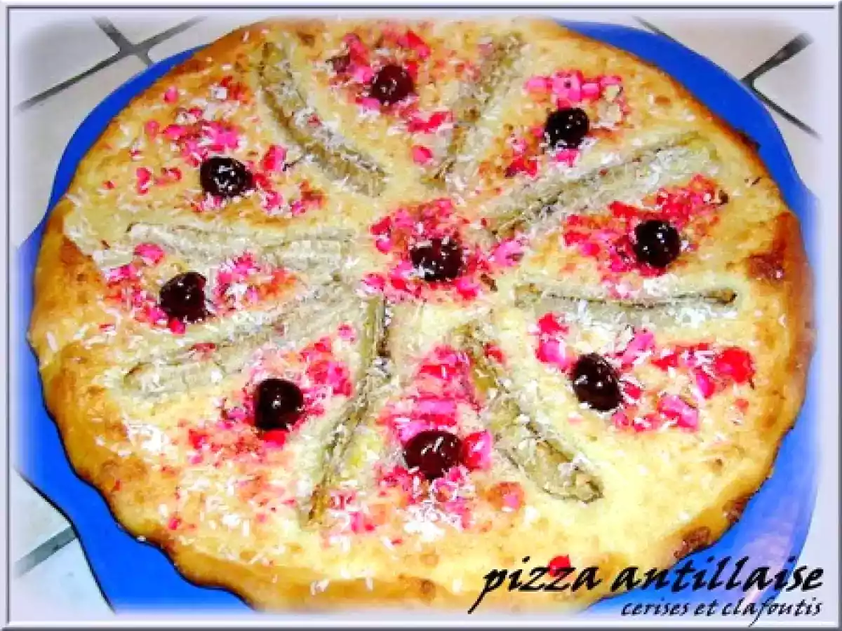 PIZZA ANTILLAISE ET SA SAUCE PIQUANTE (QUAND LE SUCRE DEVIENT SALE ET VICE VERSA )