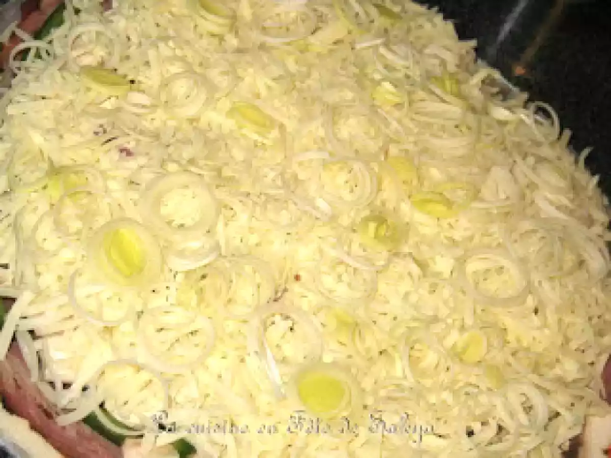 Pizza au boeuf fumé ( Smoked Meat ) et au poireau - photo 3