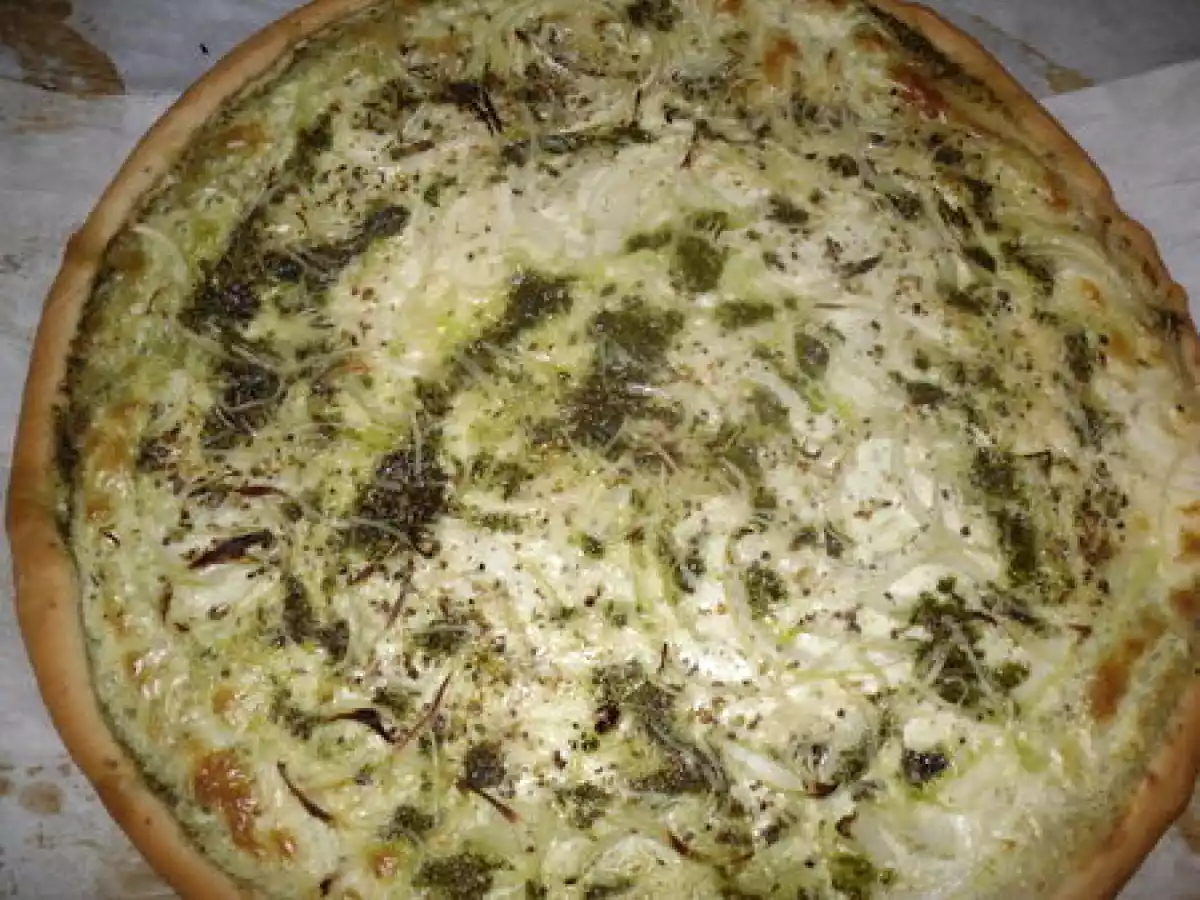 PIZZA AU MASCARPONE ET PESTO - photo 2