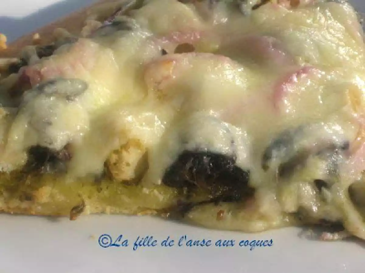 PIZZA AU PESTO ET AUX ESCARGOTS - photo 2