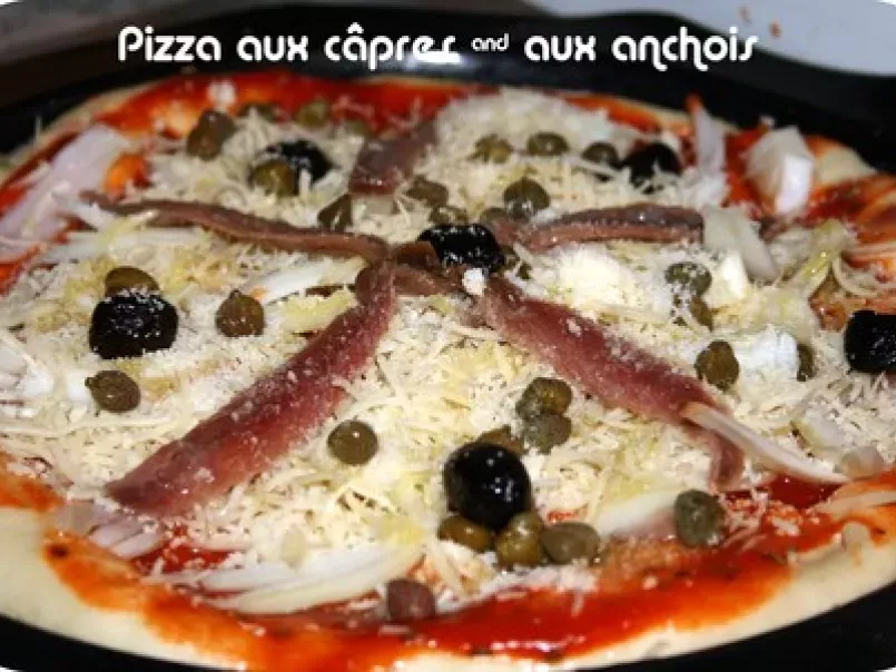Pizza au thon & anchois ou câpres & anchois, photo 4
