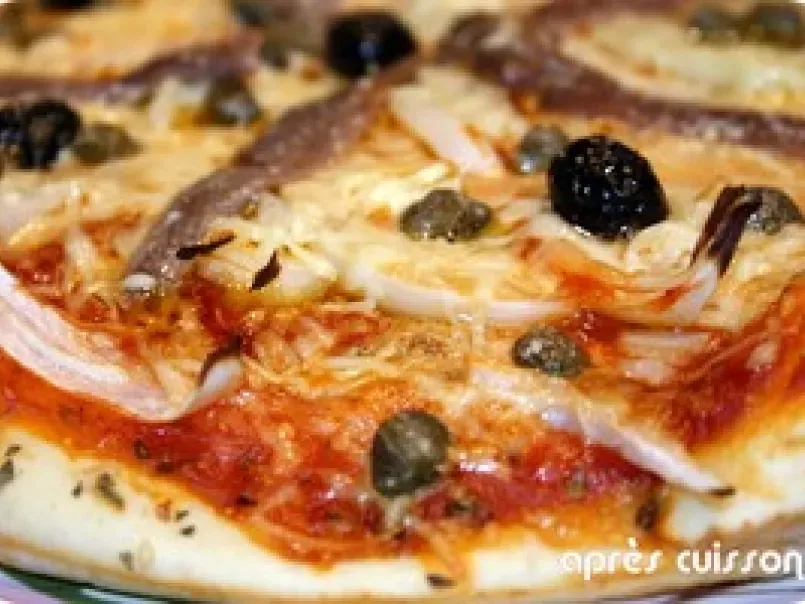 Pizza au thon & anchois ou câpres & anchois, photo 1