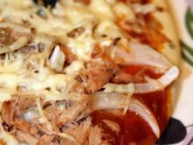Pizza au thon & anchois ou câpres & anchois, photo 2