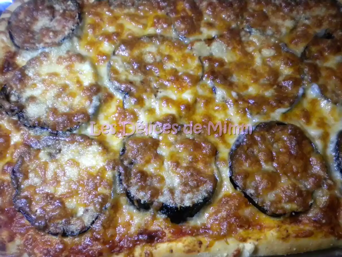 Pizza aux aubergines - photo 2