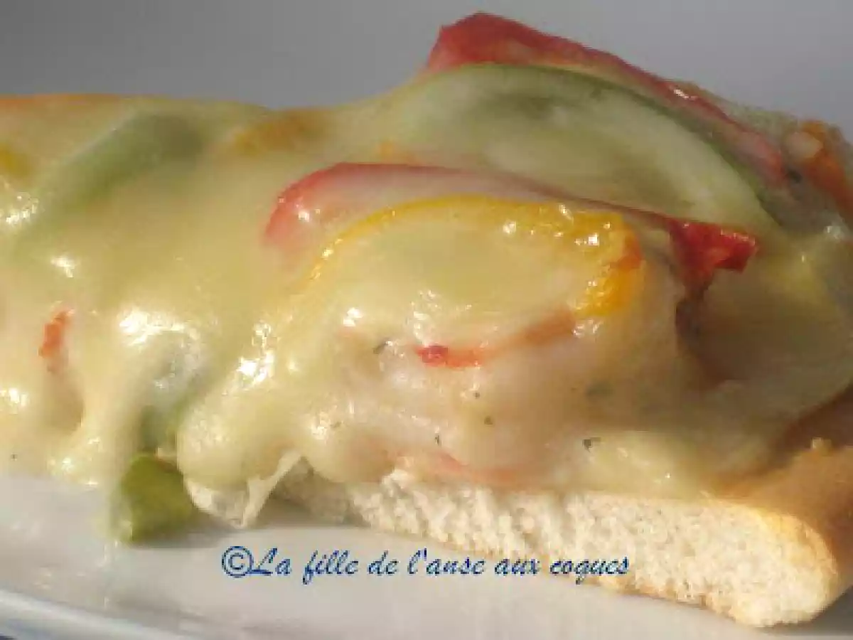 PIZZA AUX CREVETTES ET LÉGUMES - photo 3