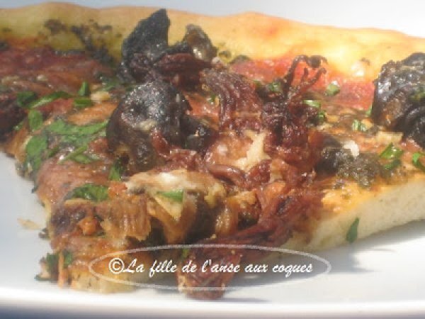 Pizza Aux Escargots Recette Ptitchef