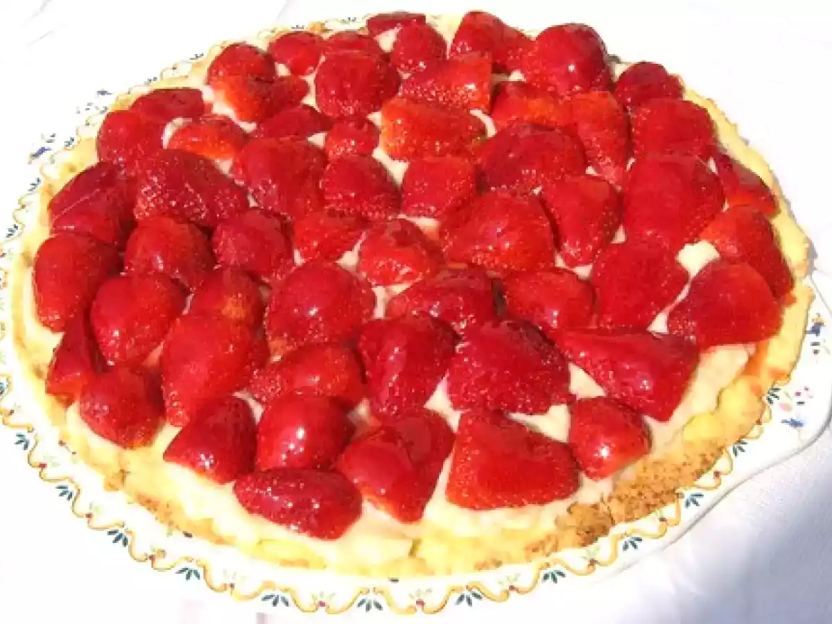 Pizza aux fraises