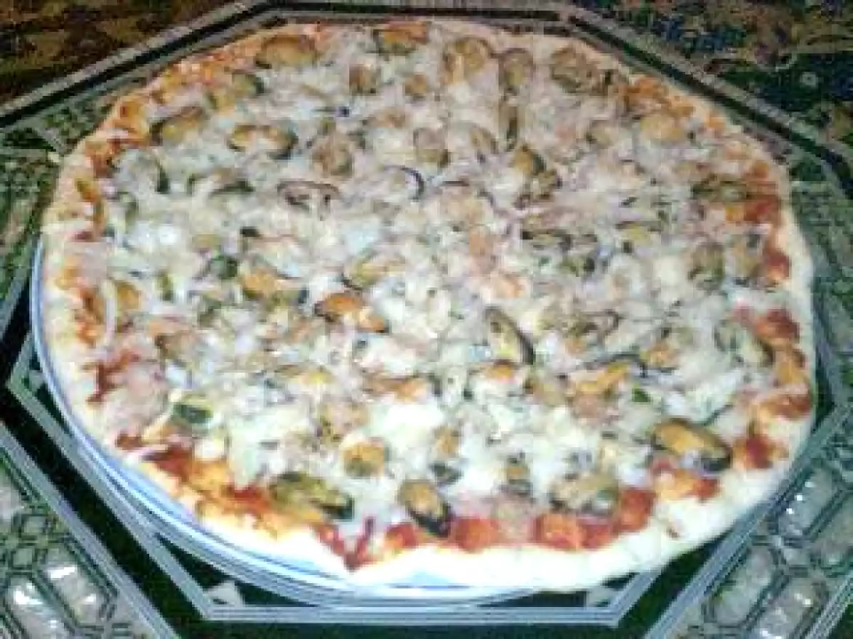Pizza aux fruits de mer