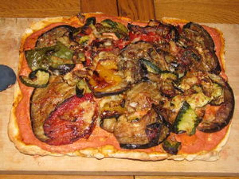 Pizza aux légumes grillées