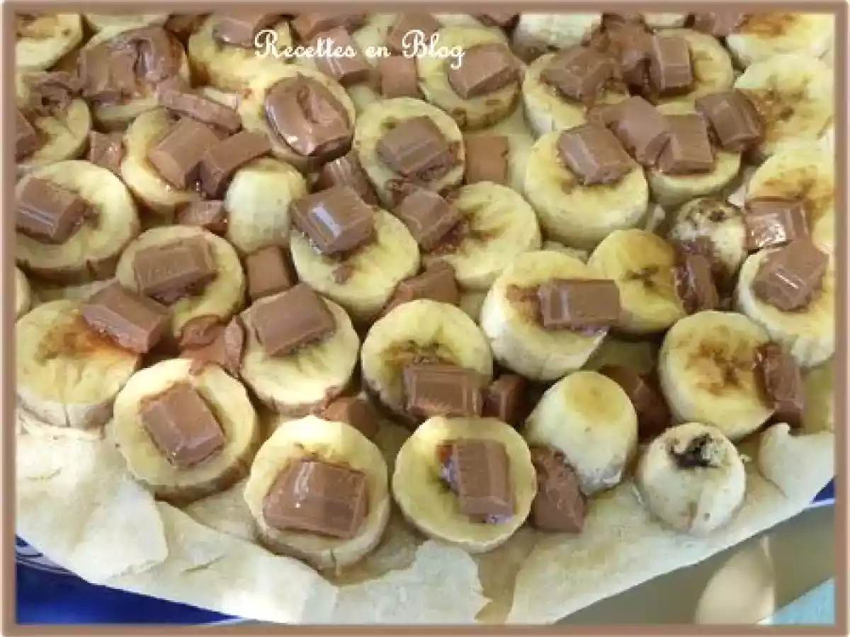 PIZZA BANANES CHOCOLAT AU LAIT AU BARBECUE - photo 2