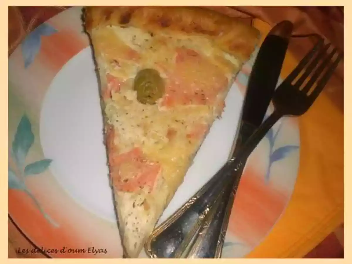 Pizza blanche au saumon fumé - photo 2