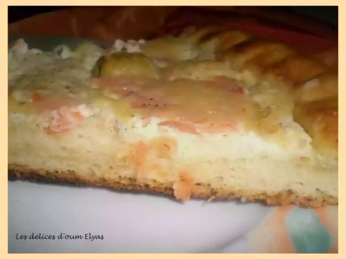 Pizza blanche au saumon fumé - photo 3