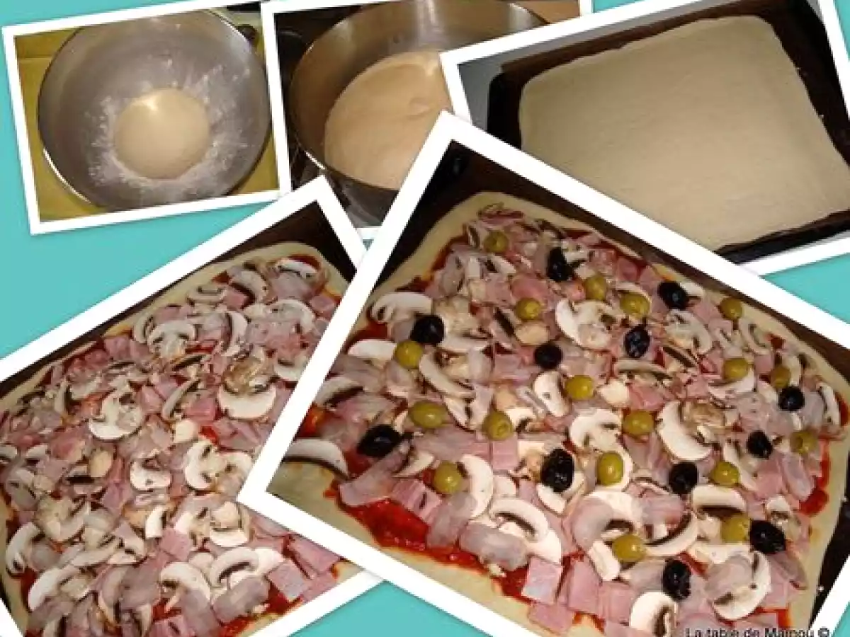 Pizza blanche et rouge... - photo 3