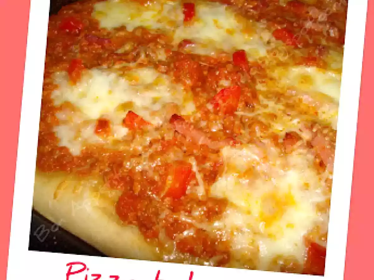 Pizza bolognaise - Pizza boloñesa