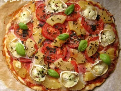 Pizza Chèvre Tomates Ananas