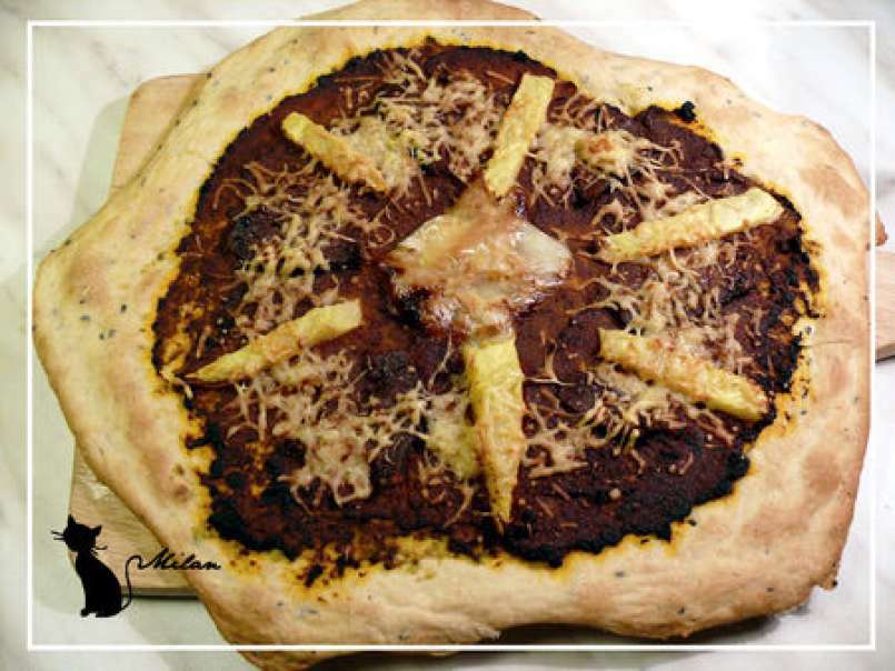 Pizza magret - ananas - chèvre, photo 2