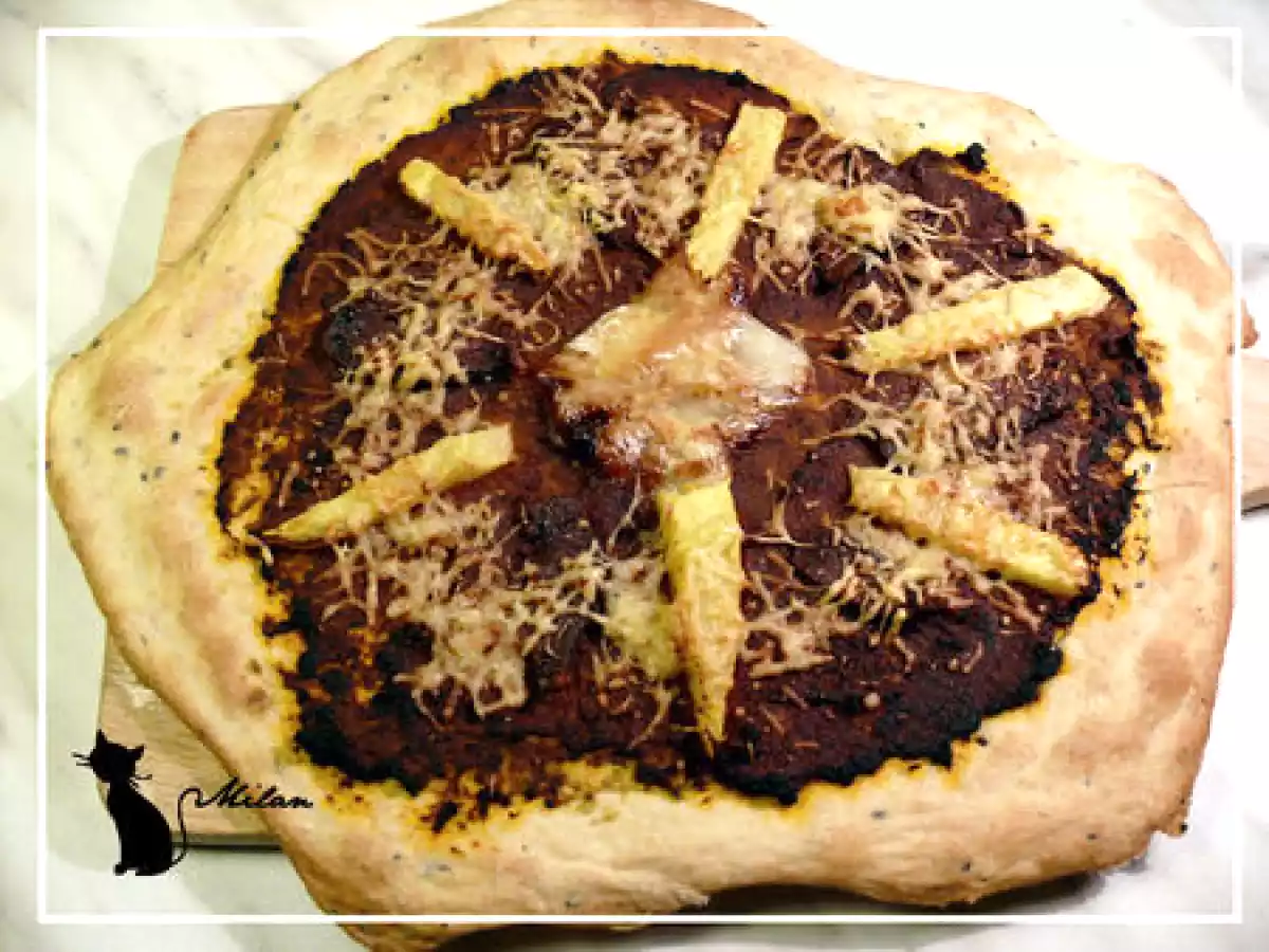 Pizza magret - ananas - chèvre - photo 2