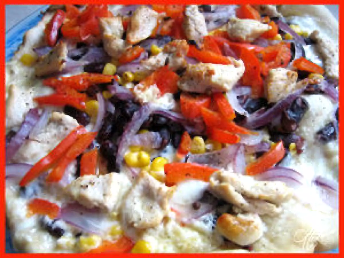 Pizza mexicaine au poulet - photo 2