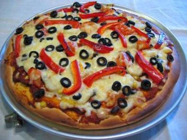 Pizza mexicaine aux coeurs de palmiers