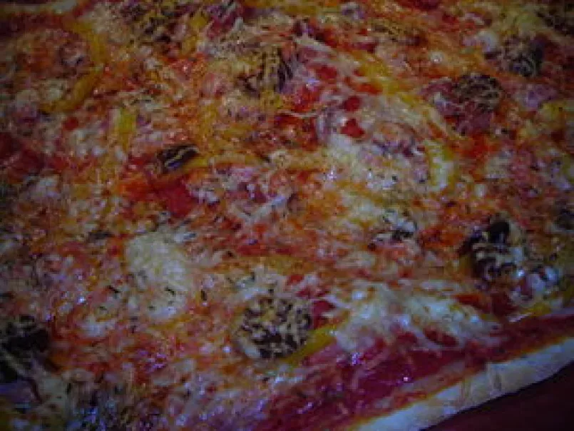 Pizza poivron / chorizo..., photo 1