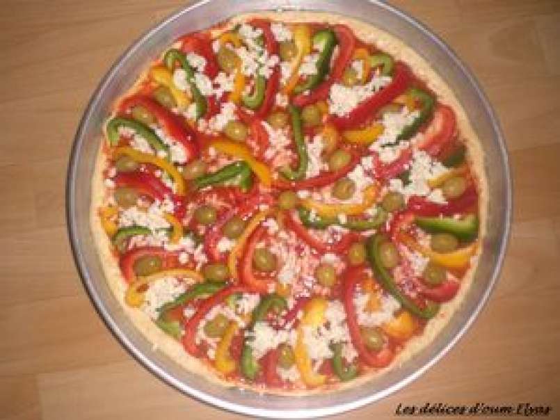 Pizza végétarienne aux milles couleurs - photo 2