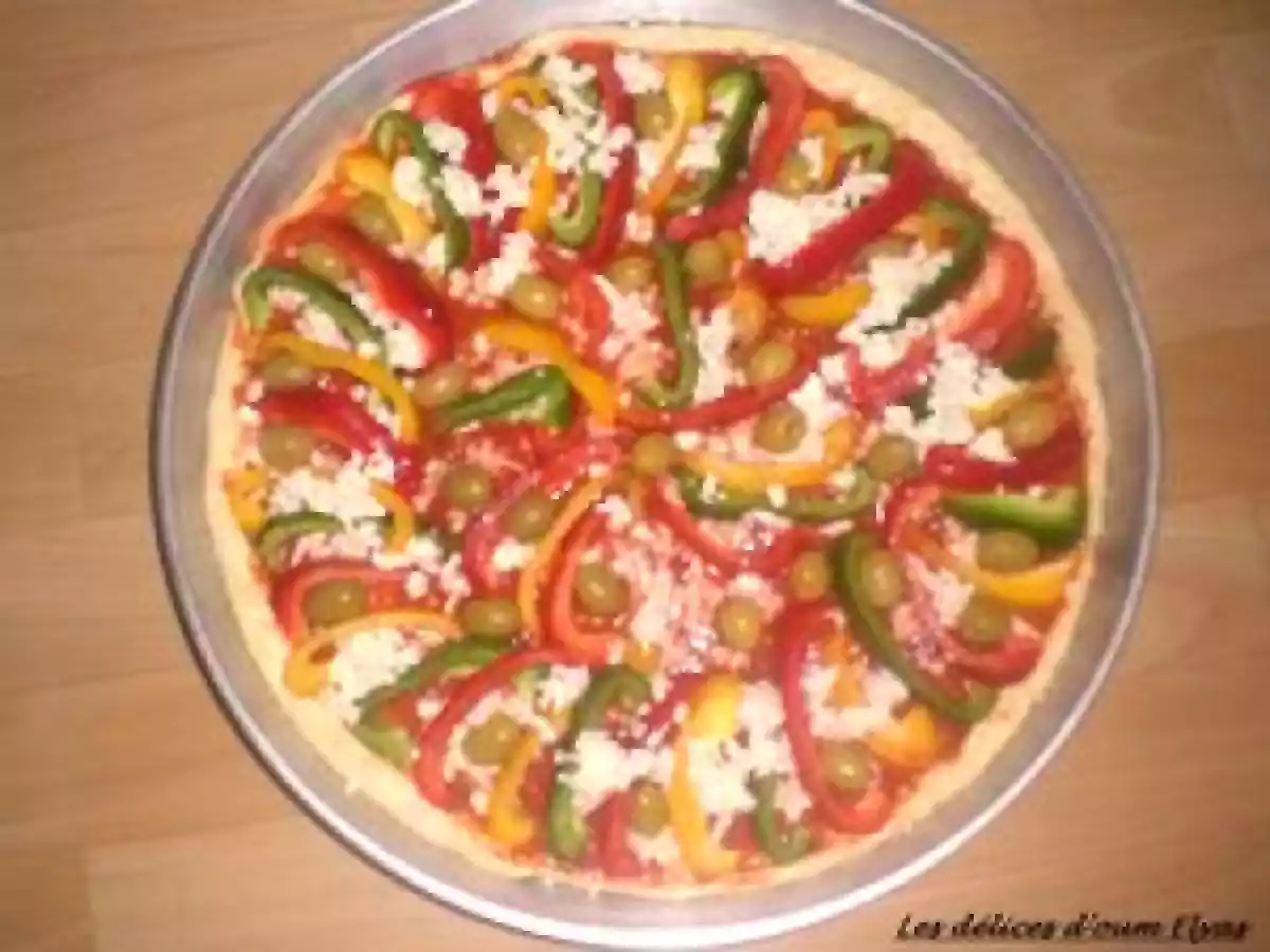 Pizza végétarienne aux milles couleurs - photo 2