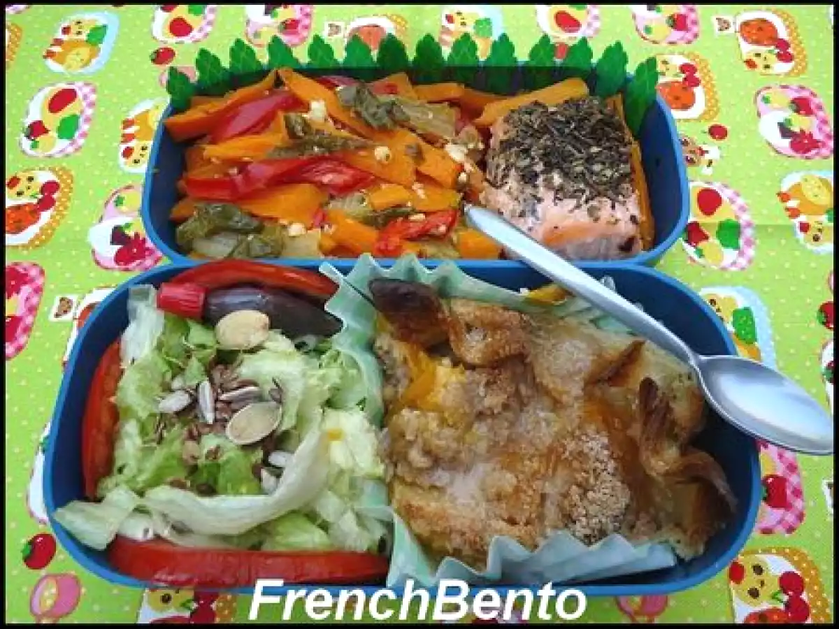 Plat unique vapeur: saumon papillote et petit légumes - photo 2