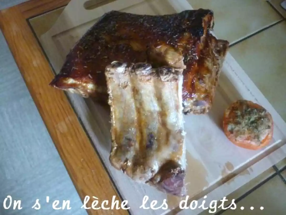 Plateau du dimanche soir: Ribs (travers de porc) sauce barbecue maison - photo 2