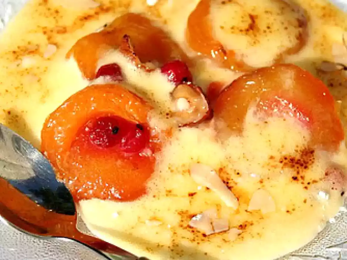 Poêlée d'Abricots en Gratin de Sabayon à l'Orgeat - photo 2