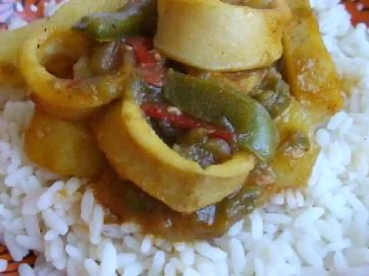 Poelée d'encornets aux légumes du soleil