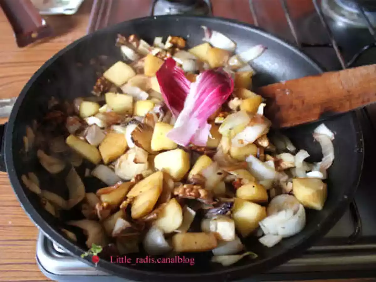 Poêlée d'endives aux pommes