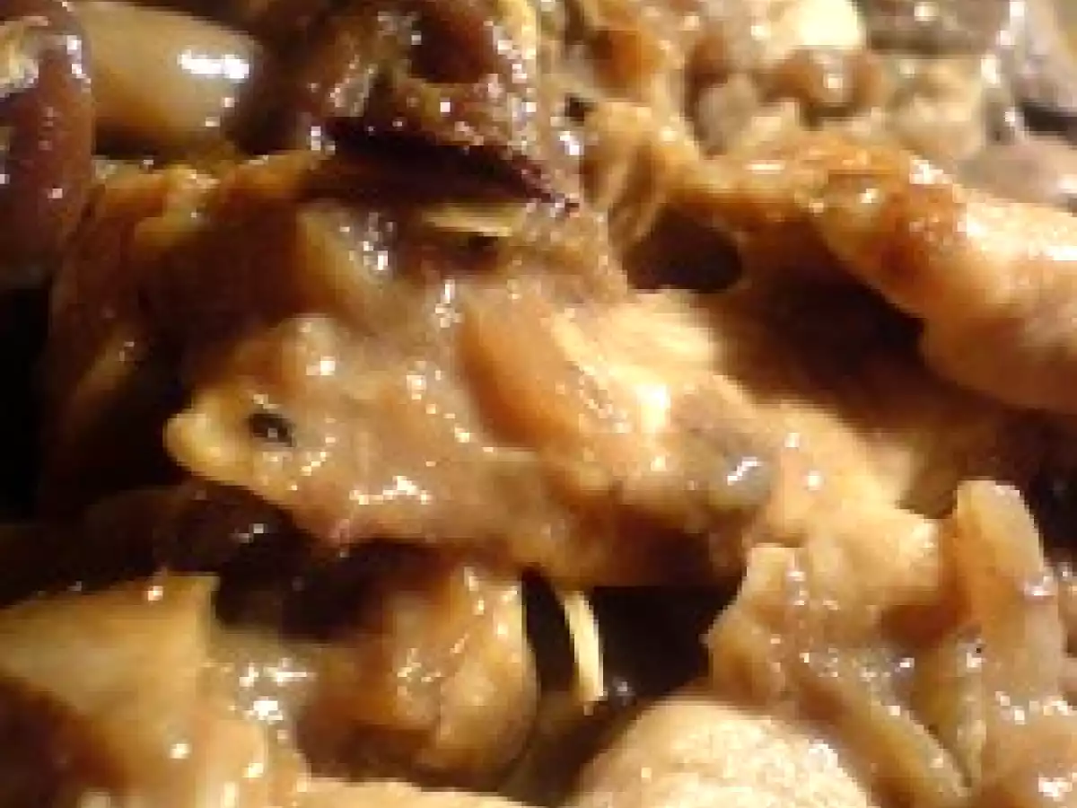 Poëlée de Champignons au Chèvre et au Poulet... - photo 2