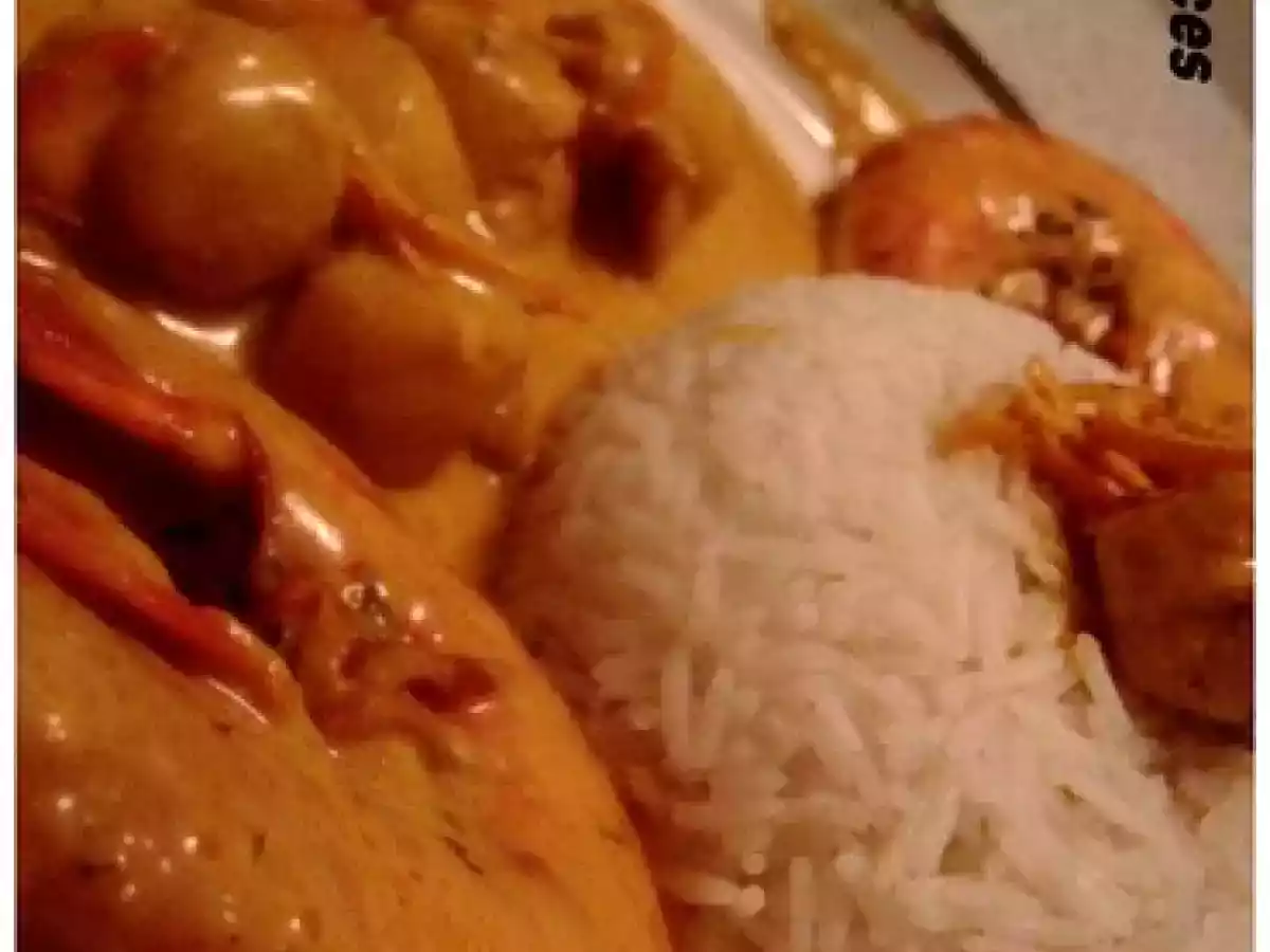 Poêlée de gambas & St Jacques au curry - photo 2