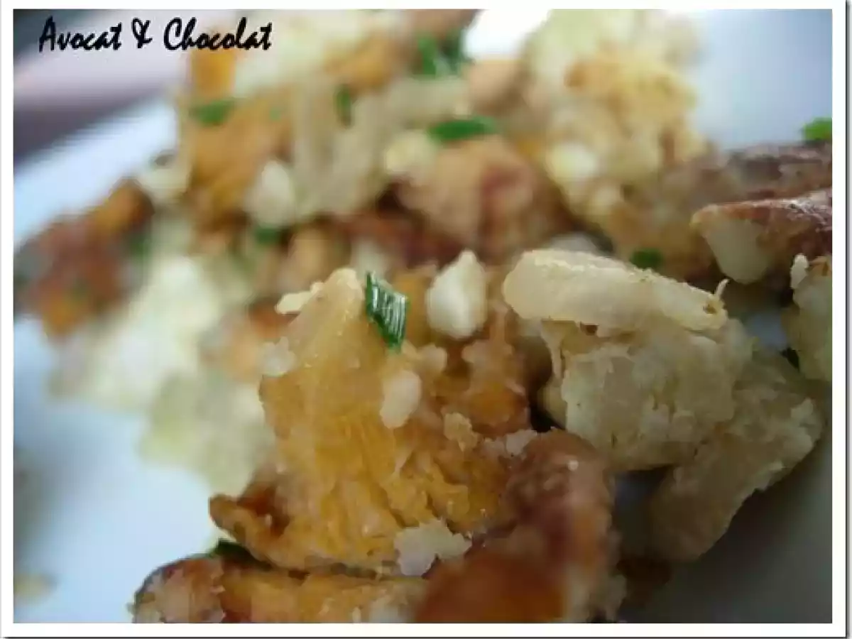 Poêlée de girolles et de châtaignes accompagnée d'un ecrasé de pomme de terre - photo 2