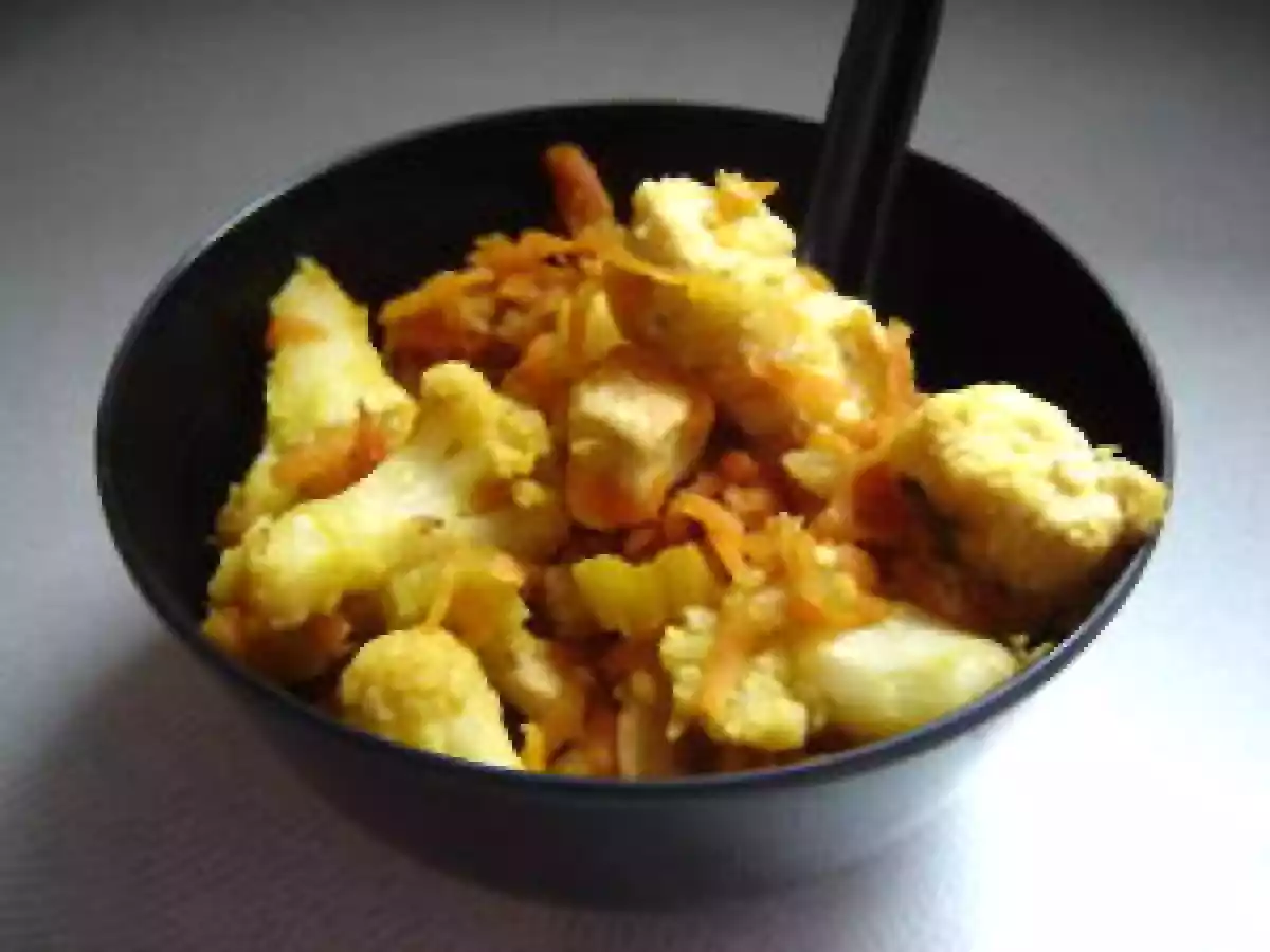 Poëlée de légumes et poulet aux saveurs d'Asie