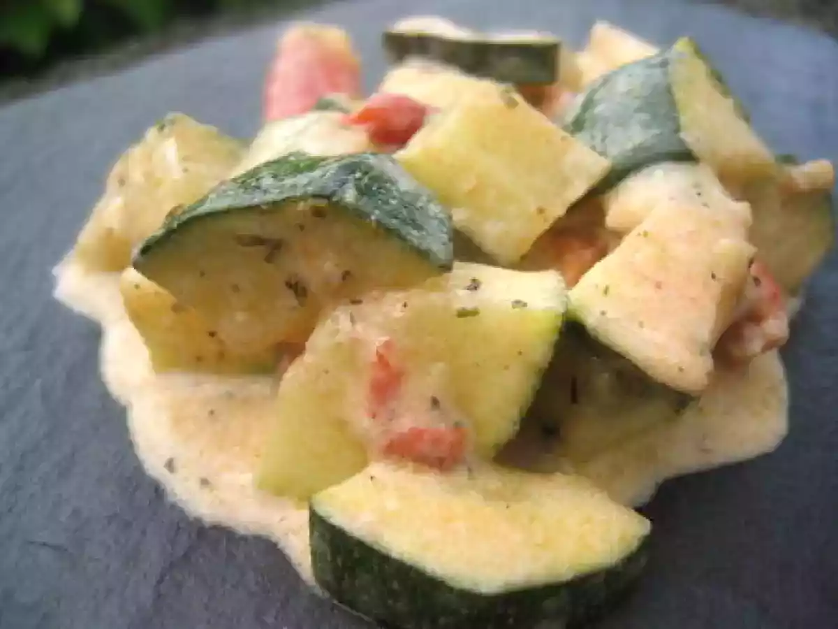 Poêlée de légumes sauce au chèvre - photo 2