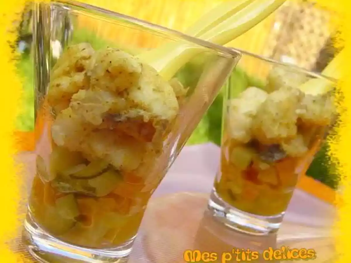 Poêlée de lotte au curcuma et ses petits légumes