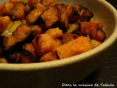 Poêlée de patates douces et amandes effilées au curry, photo 5