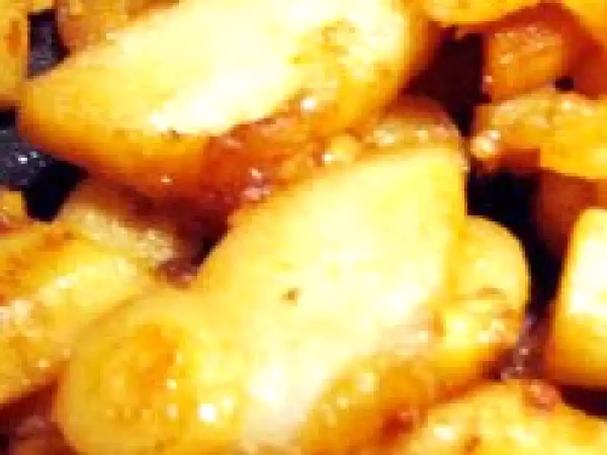 Poêlée de persil tubéreux au gingembre