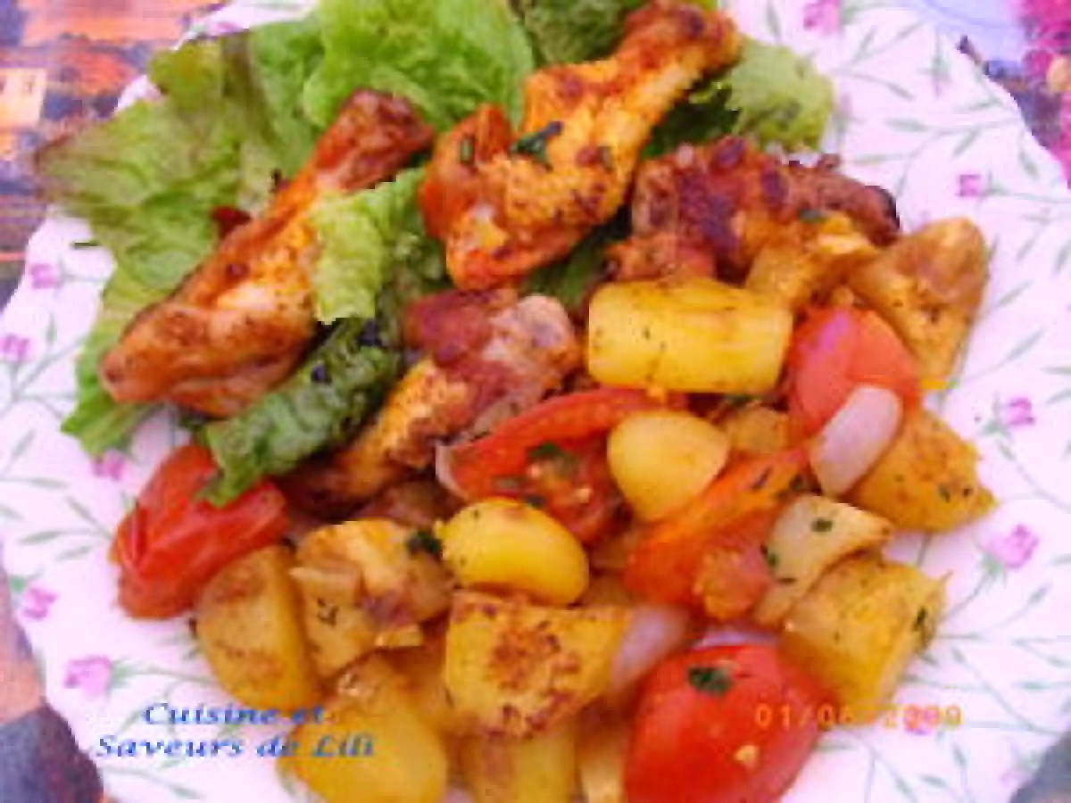 Poêlée de pommes de terre nouvelle à la provençale