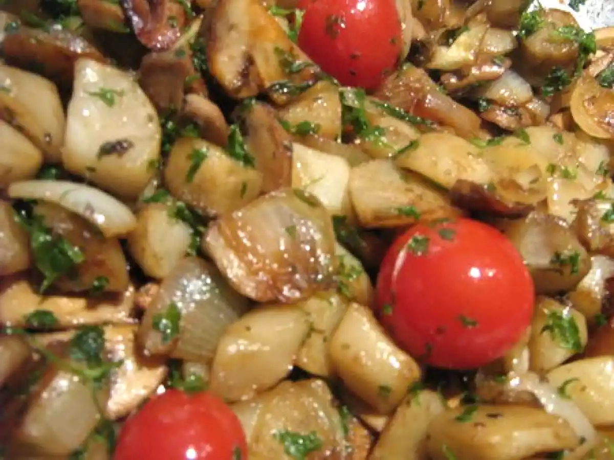 Poêlée de topinambours et champignons - photo 2