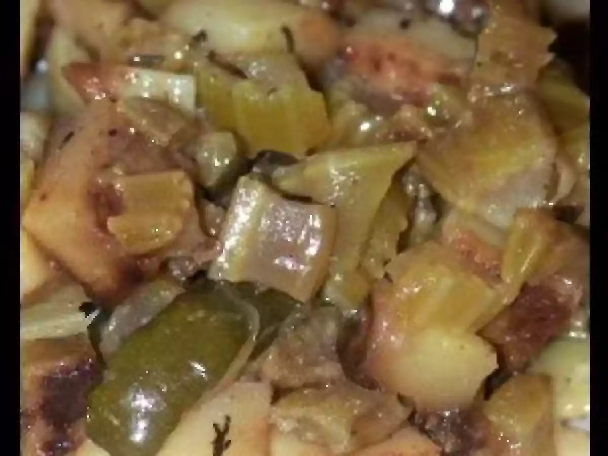 Poêlée estivale de céleri branche au thym