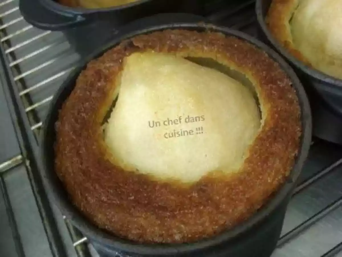 Poire en Cocotte, crème aux Amandes - photo 2