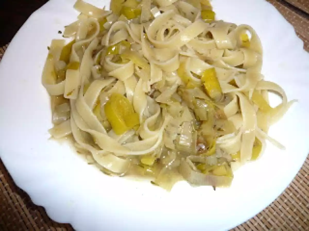 Poireaux au vin blanc /Braised Leeks with Garlic and Wine /??? ????? ? ?????? ?????