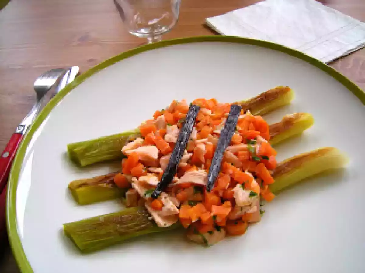 Poireaux braisés, sués ou grillés ... même pas besoin d'épicer ! - photo 2