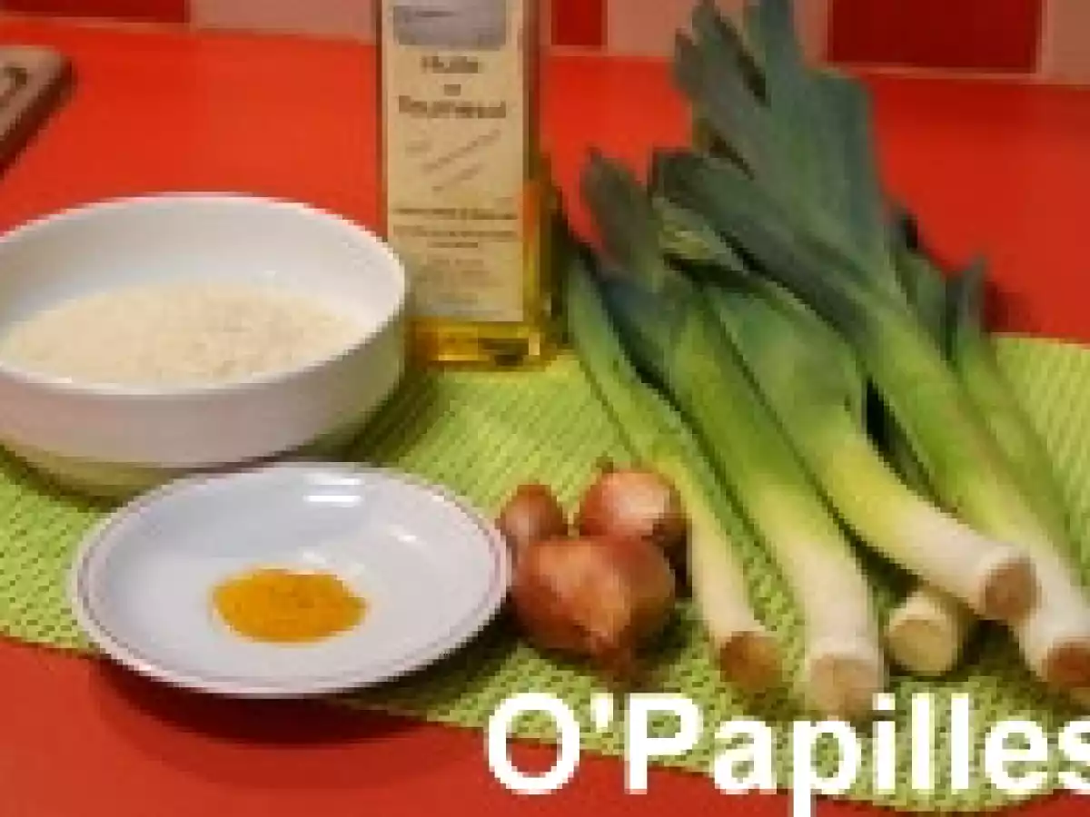 Poireaux et riz au curcuma - photo 3