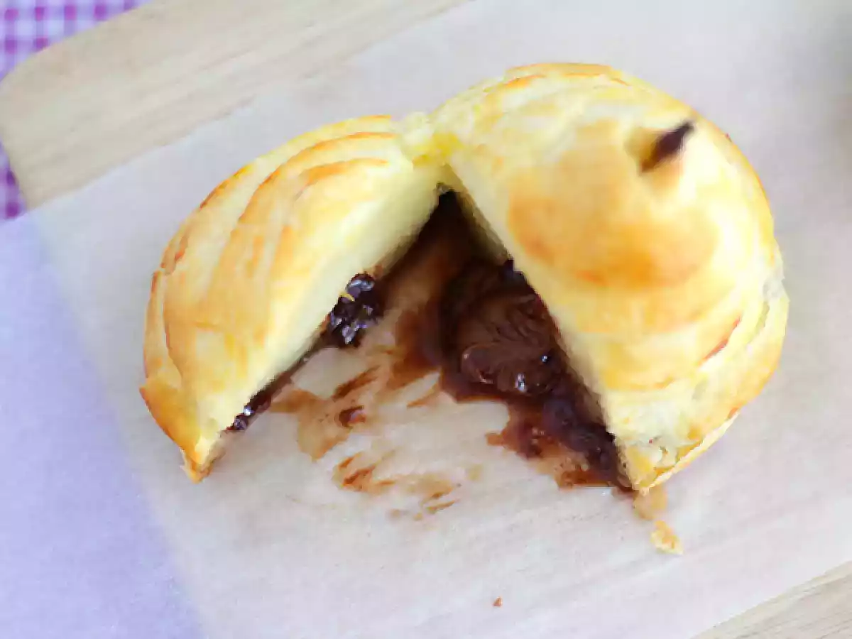 Poires feuilletées au cœur chocolat - photo 2