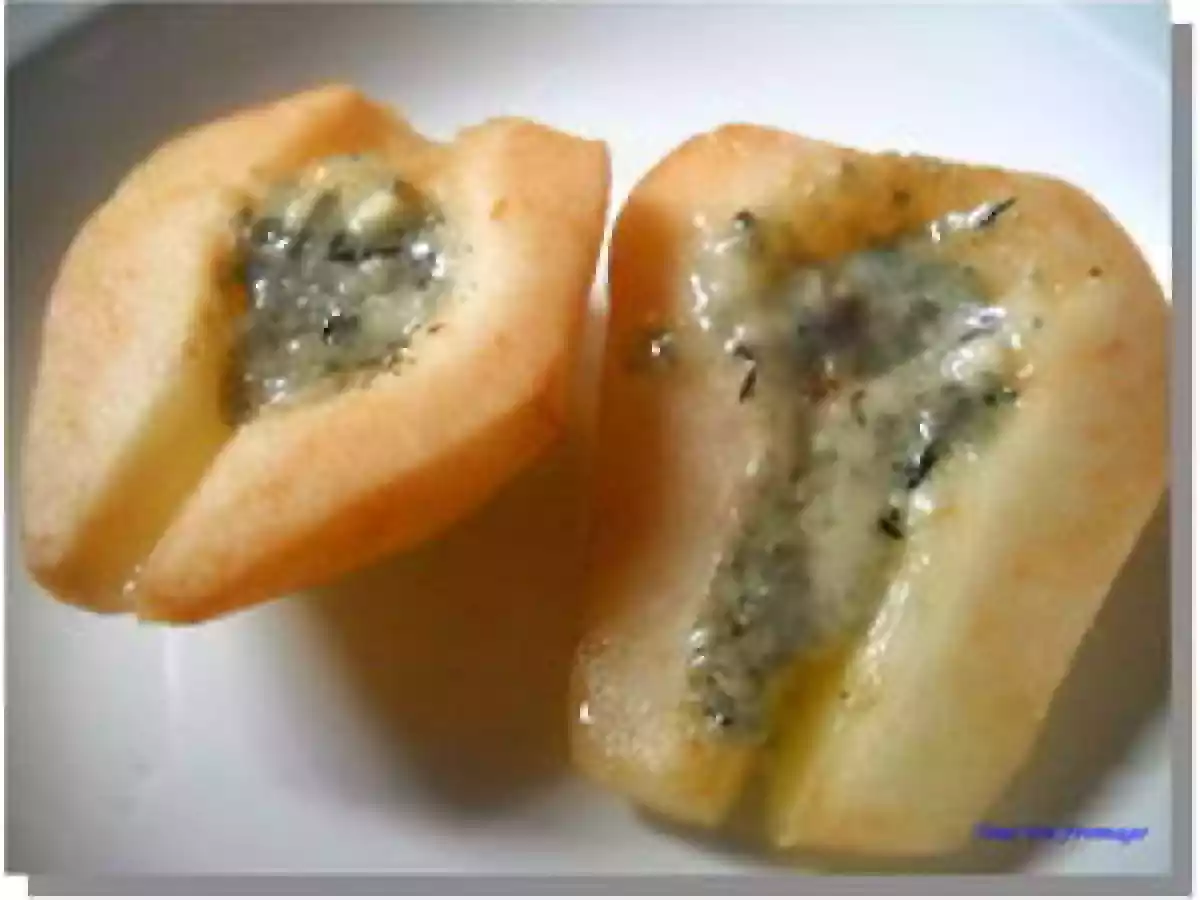 Poires Gratinées au Roquefort